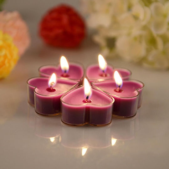 Alista Home Lumânări Mici Aromatice Cu Miros De Lavandă În Culoare Violet Până La 4 Ore Timp De Ardere 9 Bucăți