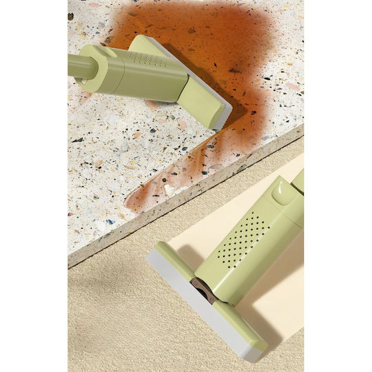 Mini Mop Alista Home Pentru Uz Casnic Sistem Autostoarcere Portabil Mop cu Burete Rotire 180° 15 X 27,5 Cm Verde