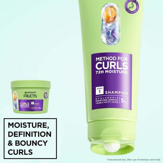 Garnier Method Hydration Shampoo for Curly Hair 200ml
