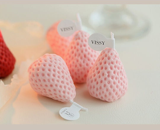 Alista Home Aromatic Candle with Strawberry Scent 78g 6 Pieces