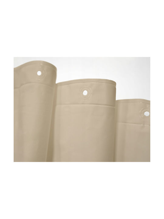 Douceur d'Intérieur Shower Curtain 180x200cm Taupe