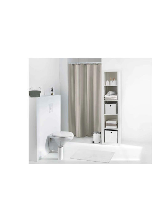 Douceur d'Intérieur Shower Curtain 180x200cm Taupe