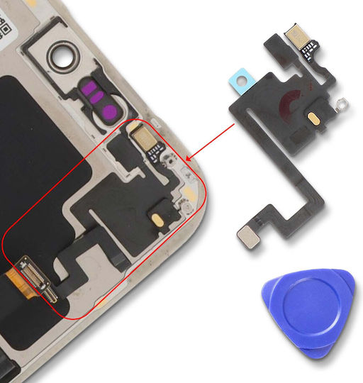 Clappio Ersatzkabel Für Annäherungssensor Flex Für Iphone 17 Pro Schwarz