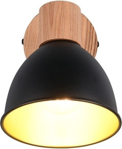 Trio Lighting Едно Таванно Спот В Черен Цвят