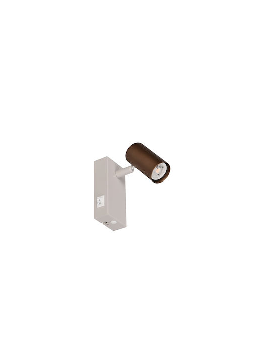 Trio Lighting Single Ceiling & Wall Spot in Brown Colour