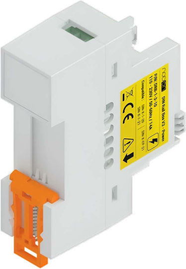Nodon Din Rail Enclosure V3 Power Version Electrical Modules 14a Ip20 White