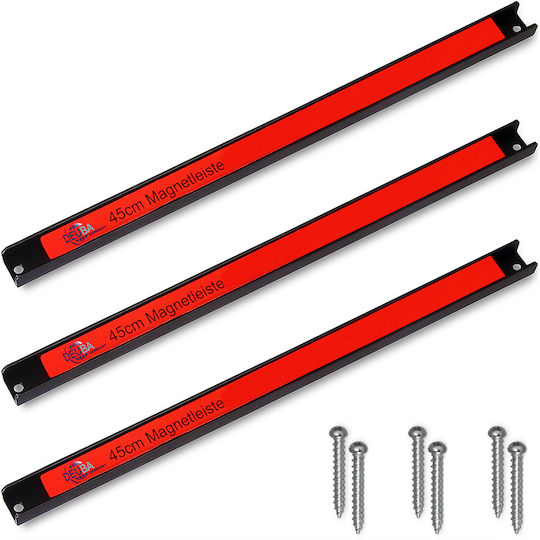 Set 3 Magnetstreifen Halter Werkzeuge Ausrüstung 45 cm