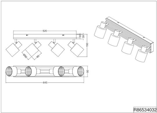 Trio Lighting R8653