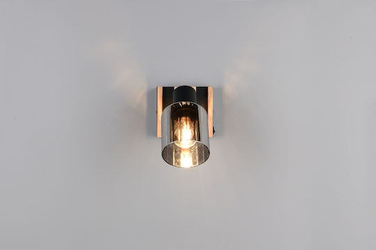 Trio Lighting Single Ceiling & Wall Spot in Black Colour