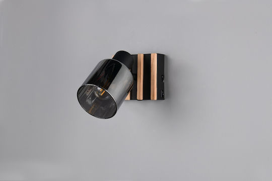 Trio Lighting Single Ceiling & Wall Spot in Black Colour