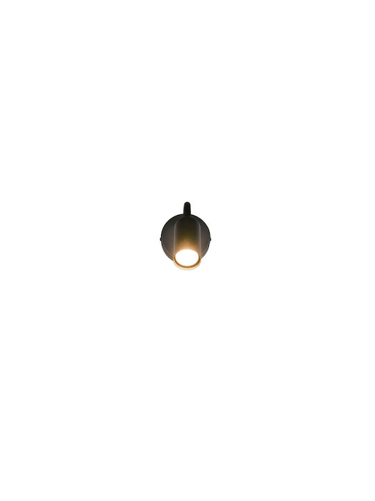 Trio Lighting Μοντέρνο Φωτιστικό Τοίχου Μαύρο