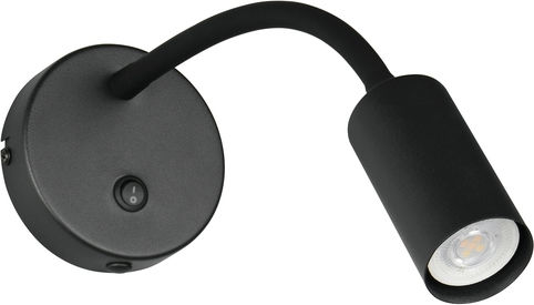Trio Lighting Modern Black Wall Lamp