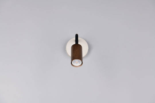 Trio Lighting Модерно Светлинно Осветително Тяло За Стена Кафяво