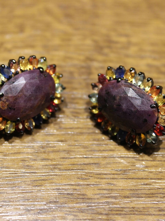 Beautiful Natural Sapphire Earrings Songea Rarity