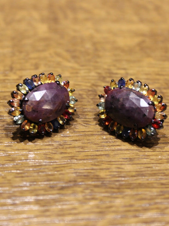 Beautiful Natural Sapphire Earrings Songea Rarity