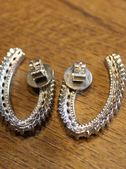 925 Sapphire Earrings Songea Padparadscha 2