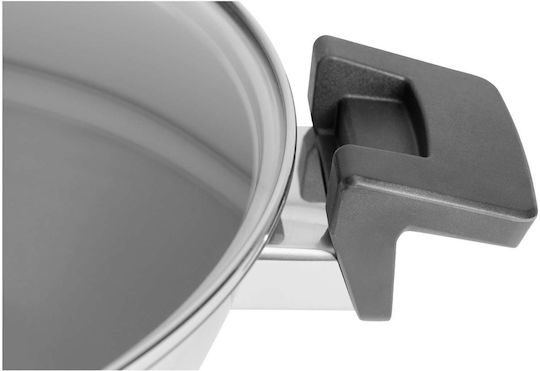 Woll Concept Wok Made of Stainless Steel with Lid with Non-Stick Coating 30cm