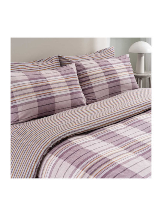 Vesta Home Sheet Sets Double 200x270cm. Bristol Pink 4pcs