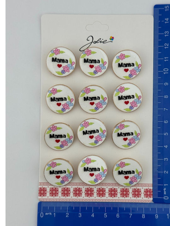 Alista Home Set Multicolour Flower Pins