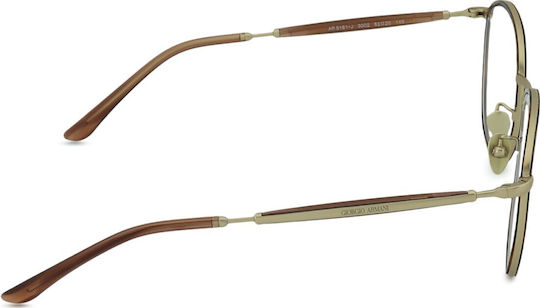 Herren Metallisches Kunststoff Giorgio Armani 0ar5161j 3002 52