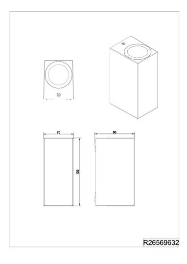 Trio Lighting Стенно Външно Осветително Тяло Черно Trio Lighting Стенно Външно Осветително Тяло Черно