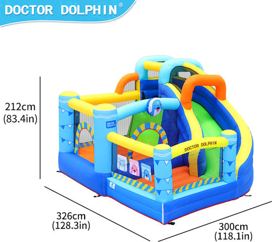 Fun Baby Inflatable With Trampoline & Slide