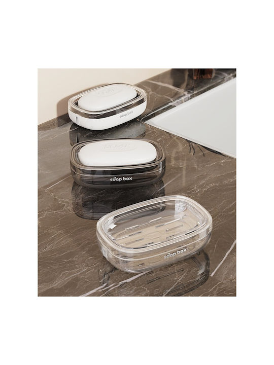 Alista Home Tavă De Săpun Din Plastic Gri De Birou