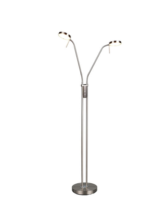 Trio Lighting Monza Φωτιστικό Δαπέδου Ασημί