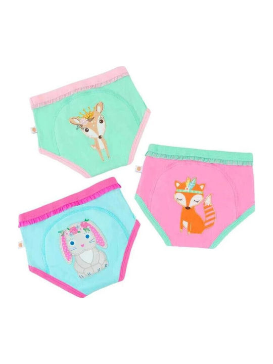 Zoocchini Woodland Princesses Kids Underwear Potty Training Pant Tricolour -30