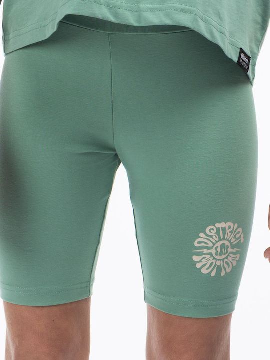 Kids Leggings Cycling Short Green