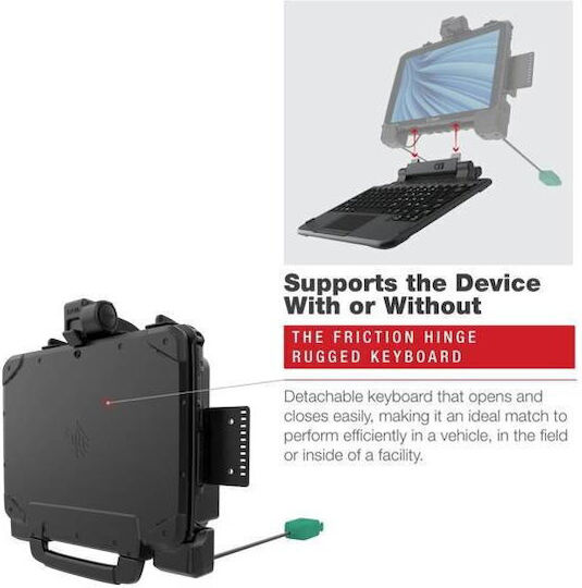 Ram Mounts Ram Power + Dual Usb Dock Zebra Et8x Tablet 2-in-1 Mehrfarbig