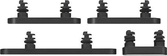 Clappio Replacement Side Buttons Iphone 17 Power Volumes Action Black