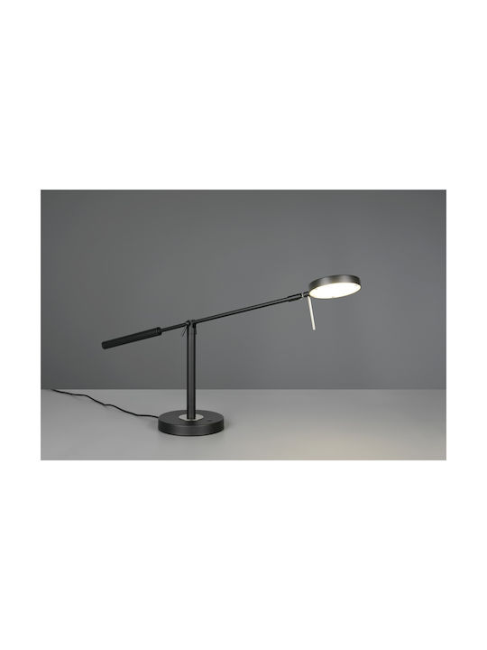 Trio Lighting Monza Φωτιστικό Γραφείου σε Μαύρο Χρώμα