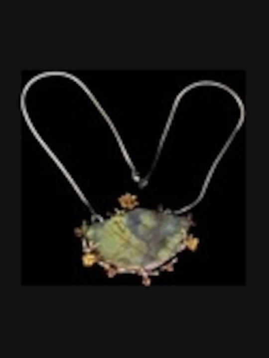 Silver Labradorite Necklace 179.3ct Sapphires Silver Labradorite Necklace 179.3ct Sapphires
