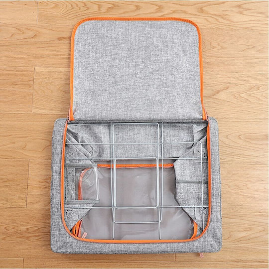 Alista Home Casetă De Depozitare Din Material Textil Pentru Pătură/Duvet / Haine Gri 40x30x20cm