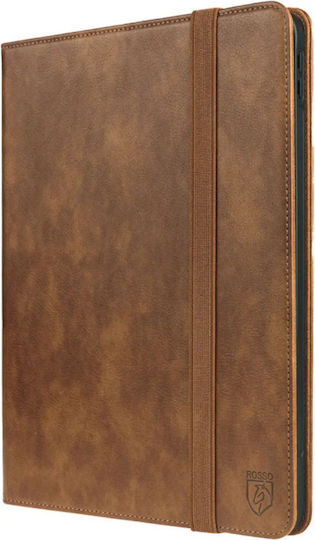 Rosso Flip Cover Braun für iPad 10,2 Zoll 2021 2020 2019 Air 3. Generation 2019 Pro 10,5 Zoll 2017