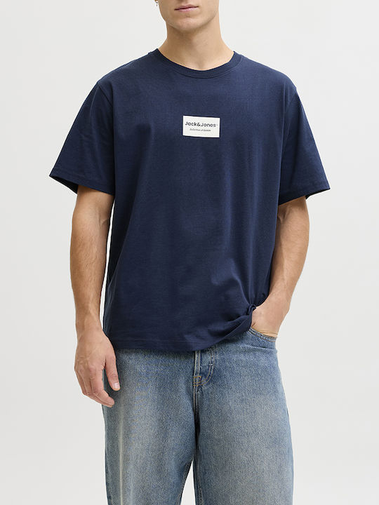 Crew Neck T-Shirt Marineblau Blazer