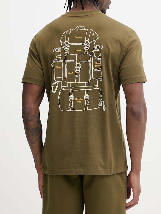 T-shirt Dark Olive NP0A4FZZ-G3A