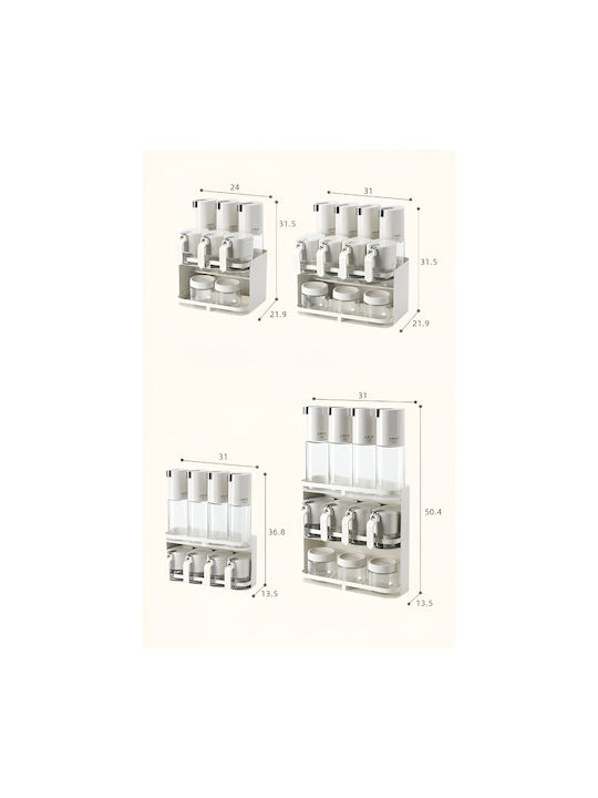 Alista Home Organizatori Pentru Condimente Din Plastic Verzi 9 Bucăți