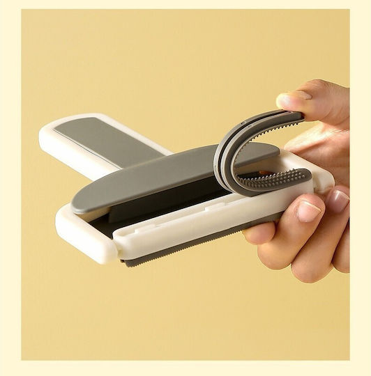 Perie Pentru Îndepărtarea Firelor De Păr Alista Home 12 X 15 Cm Mâner Confortabil Alb Gri