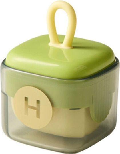 Rola Pentru Scame Alista Home Lavabilă Îndepărtător De Scame În Formă De Cub Plastic Portabil Drăguț 6 X 4.3 X 4.3 Cm Verde Matcha
