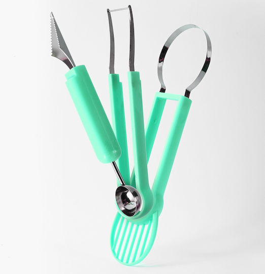 Alista Home Set De Ustensile De Gătit Din Oțel Inoxidabil Verde