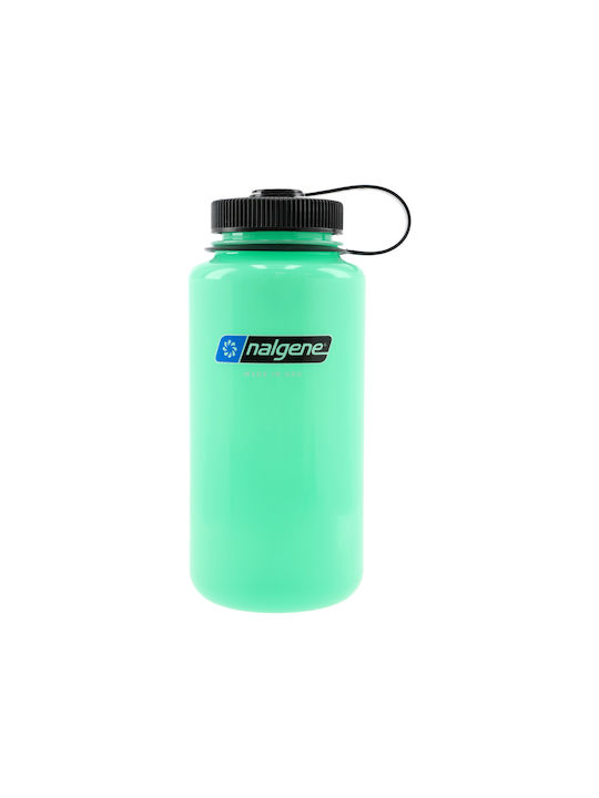 Nalgene Wide Mouth Sustain Wasserflasche Kunststoff 1000ml Grün