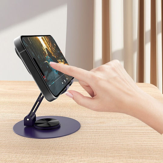 Alista Home Stand de Birou pentru Telefon Mobil în Culoare Violet 161545