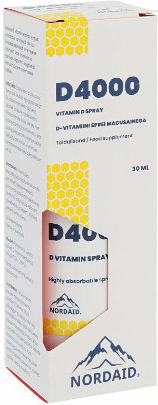 Nordaid D 4000 Βιταμίνη για Ενίσχυση του Ανοσοποιητικού & την Υγεία των Οστών 4000iu 30ml