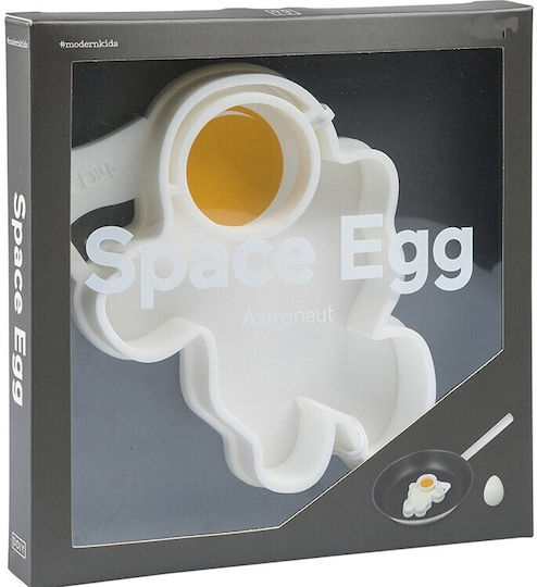 Matriță Alimentară Alista Home Pentru Omlete Prăjituri Clătite Silicon Design Astronaut Alb 15 X 11.5 X 2 Cm