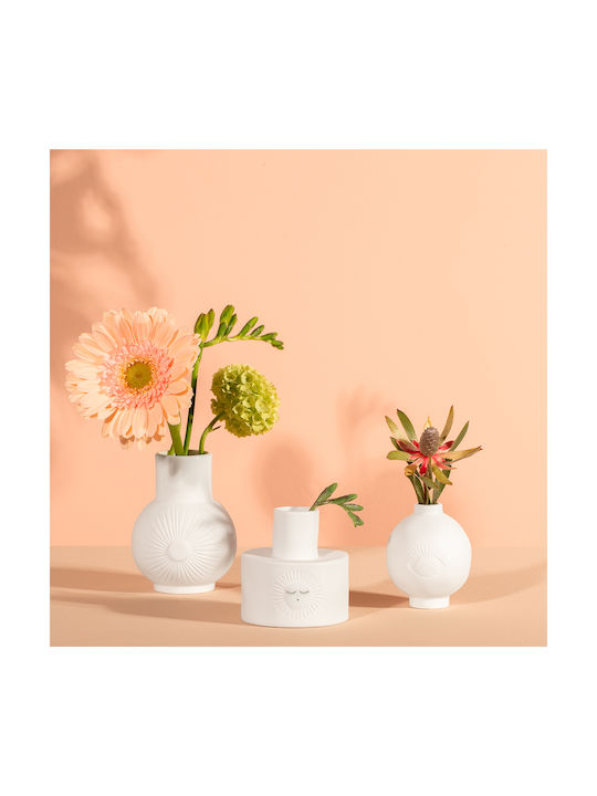 Raeder Decorative White Porcelain Vase H6.2cm