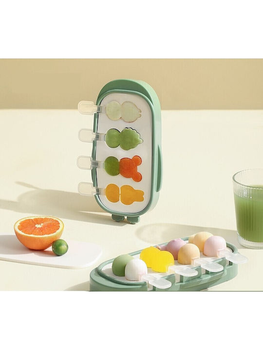 Alista Home Formă Pentru Tăvi și Tăvi Pentru Copt Înghețată / Ice Lolly Din Silicon 21x12.8x3cm