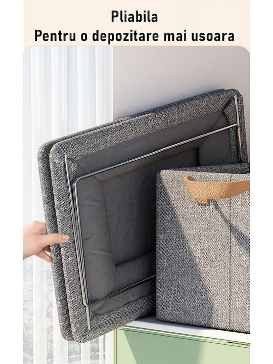 Alista Home Coș De Depozitare Din Țesătură Gri 35lt