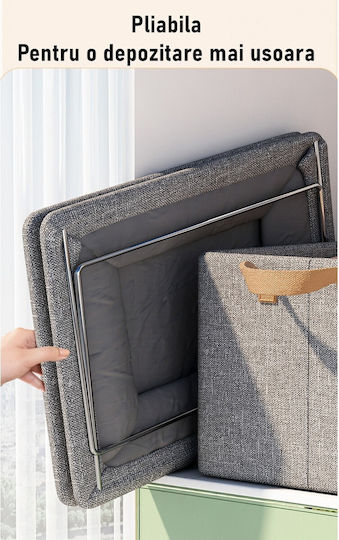 Alista Home Coș De Depozitare Din Țesătură Gri 50l